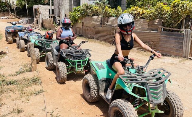 Private combo Dunn’s river falls with zip line ATV day Tour